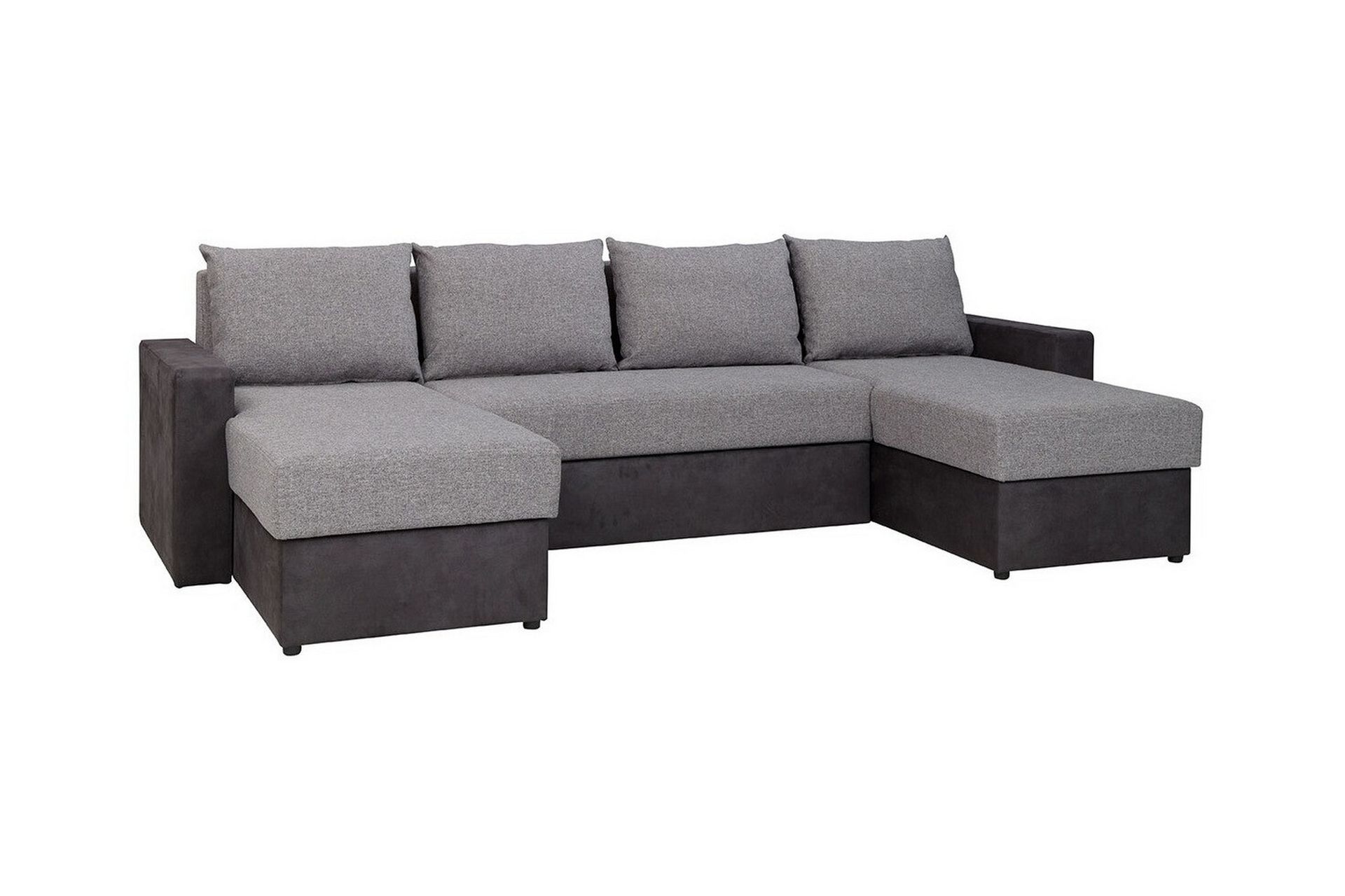Staffin 4-personers Hjørnesovesofa - Lysegrå/Mørkegrå - Møbler - Sofaer - Sovesofaer