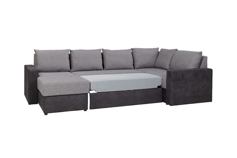 Staffin 4-personers Hjørnesovesofa - Lysegrå - Møbler - Sofaer - Sovesofaer