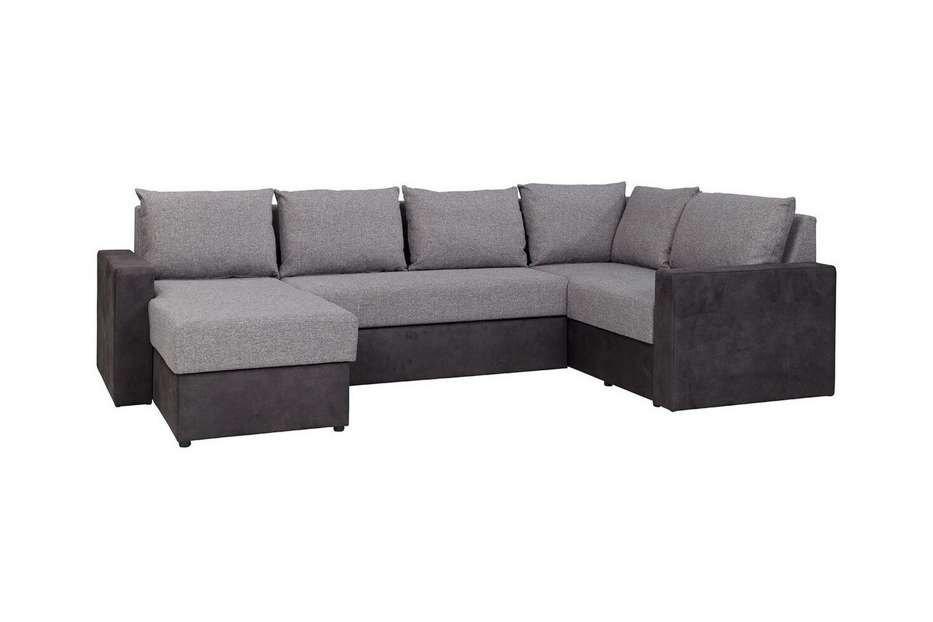 Staffin 4-personers Hjørnesovesofa - Mørkegrå/Lysegrå - Møbler - Sofaer - Sovesofaer