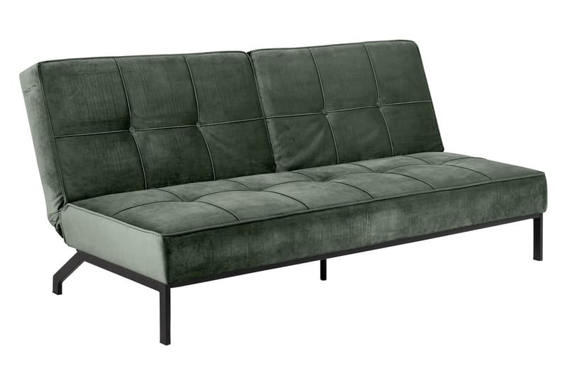 Stefan Sovesofa Velour - Grøn - Sovesofaer - Velour sofaer