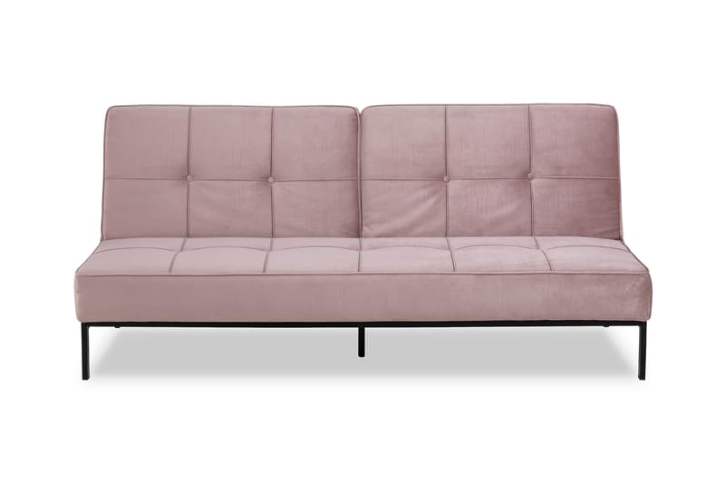 Stefan Sovesofa Velour - Lyserød - Sovesofaer - 2 personers sovesofa - Velour sofaer