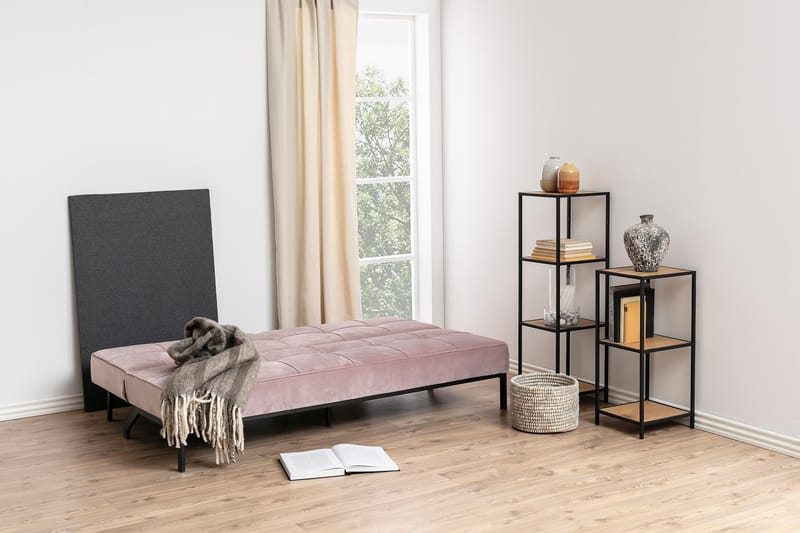 Stefan Sovesofa Velour - Lyserød - Møbler - Sofaer - Sovesofaer