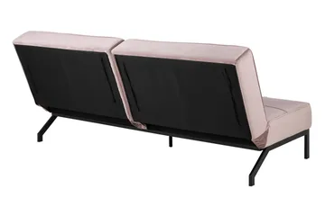 Stefan Sovesofa Velour - Lyserød - Møbler - Sofaer - Sovesofaer