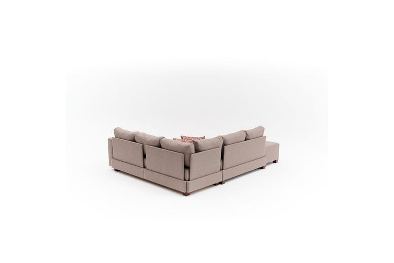 Sufian Hjørne sovesofa 4 personers - Brun - Møbler - Sofaer - Sovesofaer