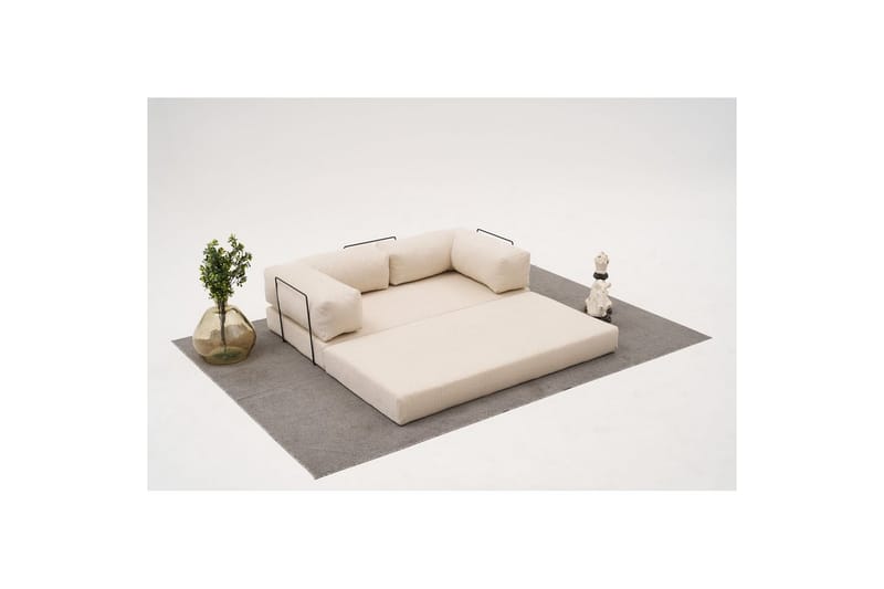 Sufian hjørne sovesofa to hjørner 3 personers - Beige - Møbler - Sofaer - Sovesofaer