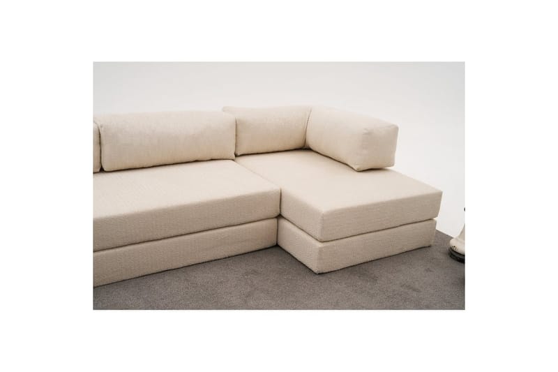 Sufian hjørne sovesofa to hjørner 3 personers - Beige - Møbler - Sofaer - Sovesofaer