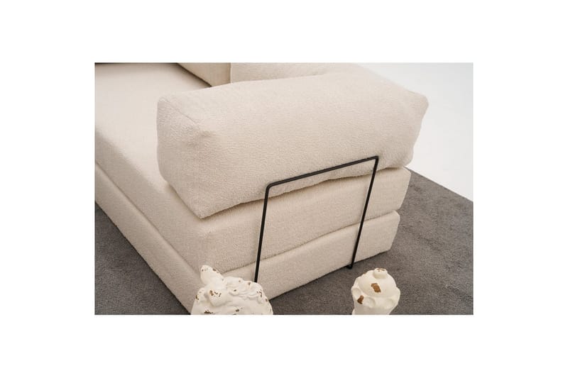 Sufian hjørne sovesofa to hjørner 3 personers - Beige - Møbler - Sofaer - Sovesofaer