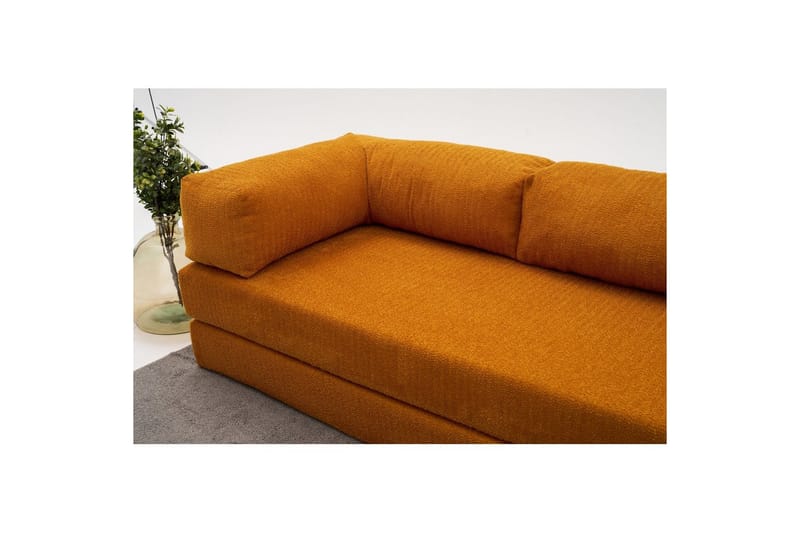 Sufian hjørne sovesofa to hjørner 3 personers - Orange - Møbler - Sofaer - Sovesofaer