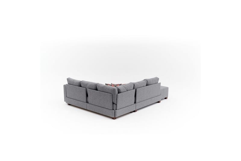 Sufian Soffa med Chaiselong 4-sits - Grafitgrå - Møbler - Sofaer - Sovesofaer
