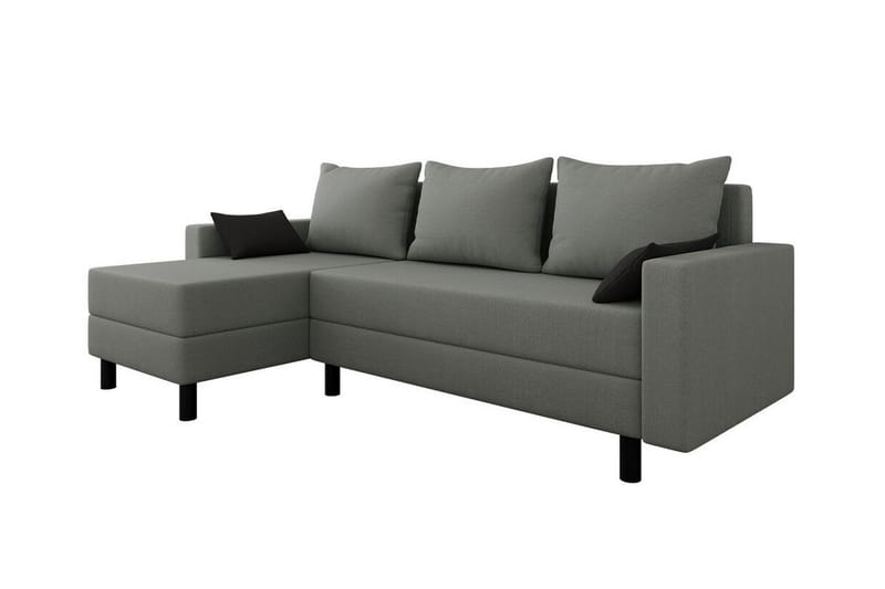 Summerhill 3-personers Hjørnesofa - Mørkegrå - Møbler - Sofaer - Sovesofaer