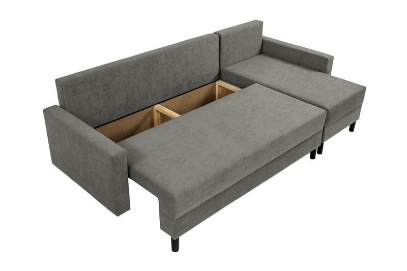 Summerhill 3-personers Hjørnesofa - Sort - Møbler - Sofaer - Sovesofaer