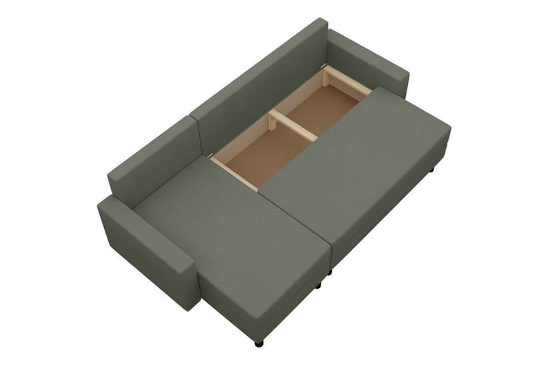 Summerhill 3-personers Hjørnesofa - Sort - Møbler - Sofaer - Sovesofaer