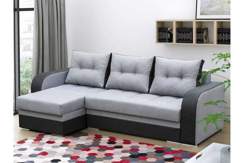 Sydney Sovesofa med diva 238x140x88 cm - Møbler - Sofaer - Sovesofaer