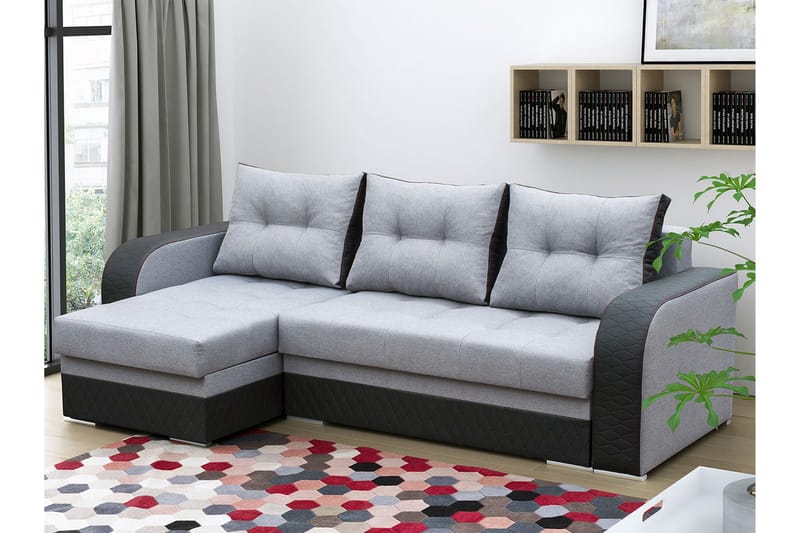 Sydney Sovesofa med diva 238x140x88 cm - Sovesofaer - Sovesofa chaiselong