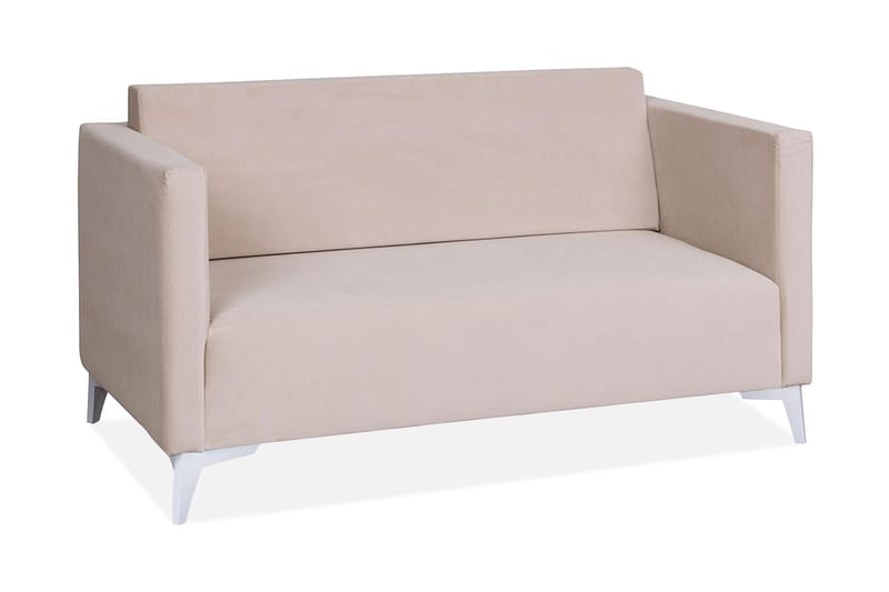 Szafir 2-Pers. Sofa 82x136 cm - Lyserød - Sovesofaer - 2 personers sovesofa - Velour sofaer