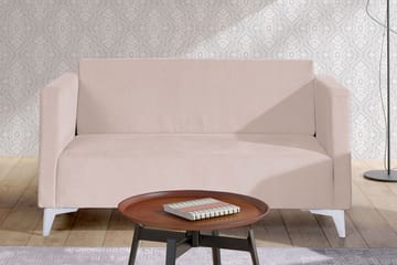 Szafir 2-Pers. Sofa 82x136 cm - Lyserød - Møbler - Sofaer - Sovesofaer