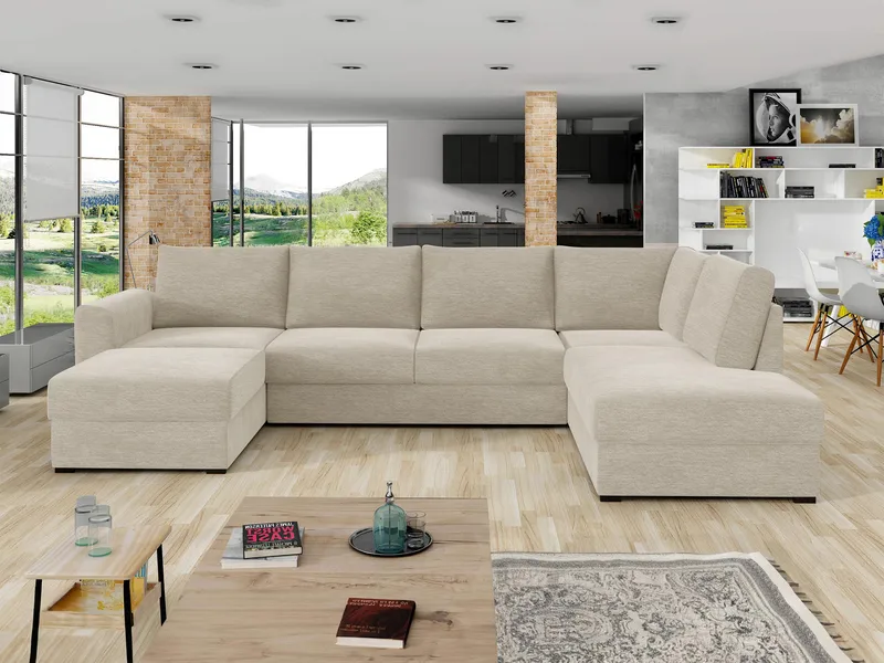 Taberk 5-personers U-sofa med Chaiselong Venstre - Møbler - Sofaer - Sovesofaer