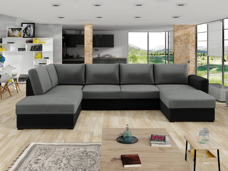 Taberk 5-personers U-sofa med Chaiselong Højre - Møbler - Sofaer - Sovesofaer