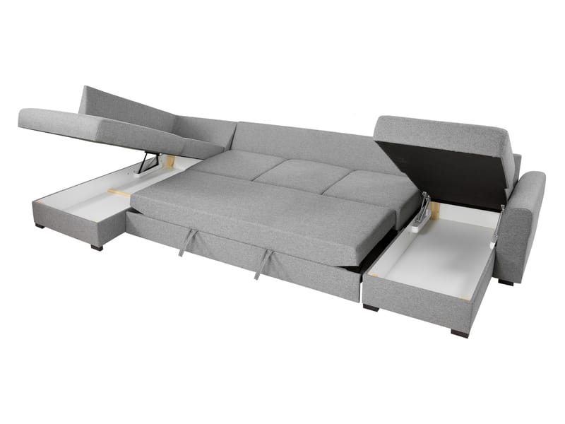 Taberk Large 6-personers U-sofa med Chaiselong Højre - Møbler - Sofaer - Sovesofaer