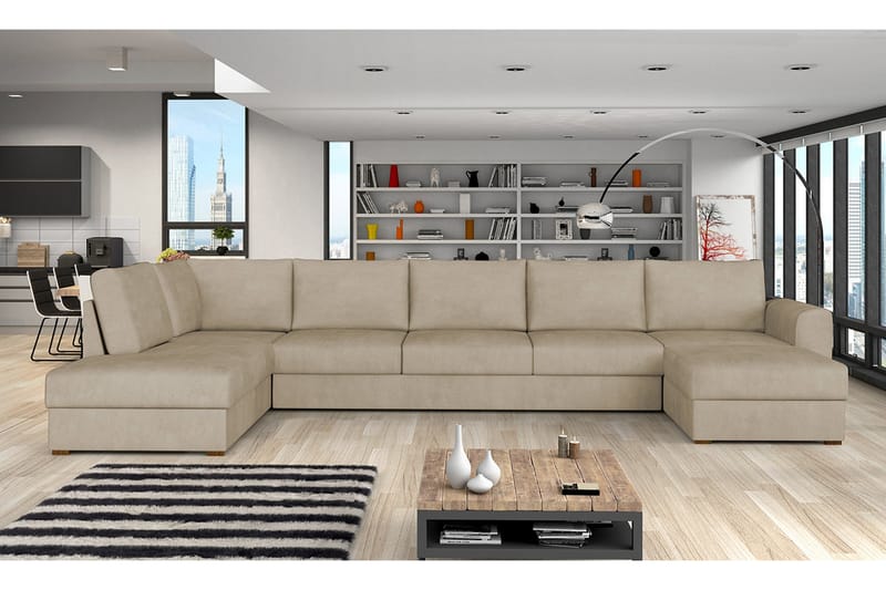 Taberk Sovesofa m. To Chaiselonger - Møbler - Sofaer - Sovesofaer