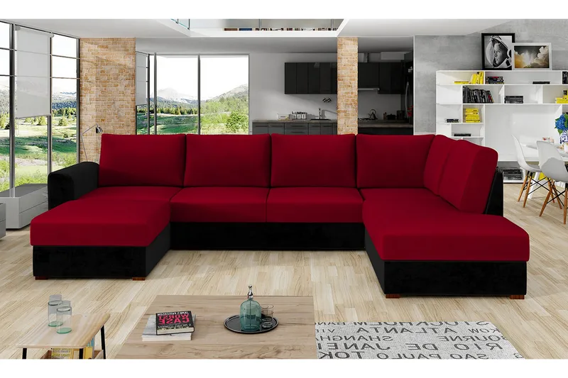 Taberk Sovesofa m. To Chaiselonger - Møbler - Sofaer - Sovesofaer