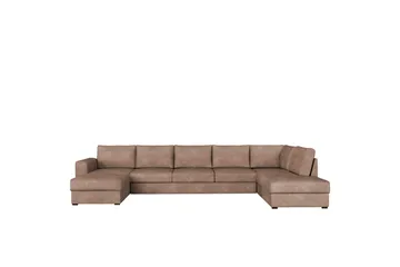 Taberk Sovesofa med Chaiselong og Dobbelt Chaiselong 5-personers i Bouclé