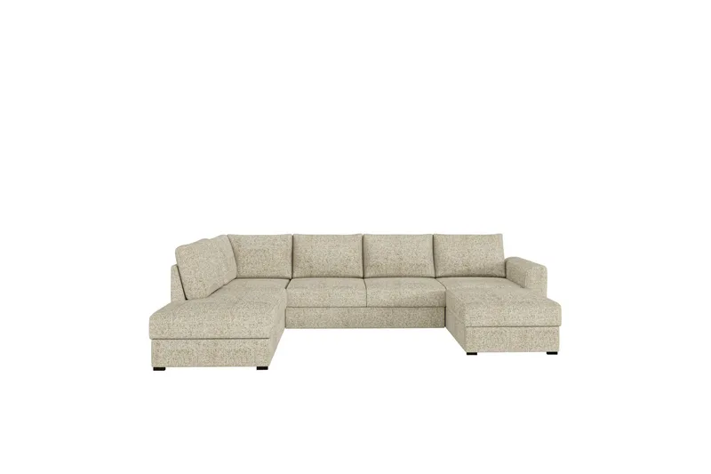Taberk Sovesofa med Divan och Schäslong 4-sits - Beige - Møbler - Sofaer - Sovesofaer