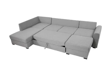 Taberk Sovesofa med Divan och Schäslong 4-sits - Rosa - Møbler - Sofaer - Sovesofaer