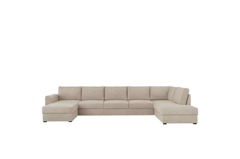 Taberk Sovesofa med Divan och Schäslong 5-sits, Beige