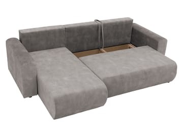 Tacon 3-personers sovesofa med chaiselong - sort - Møbler - Sofaer - Sovesofaer
