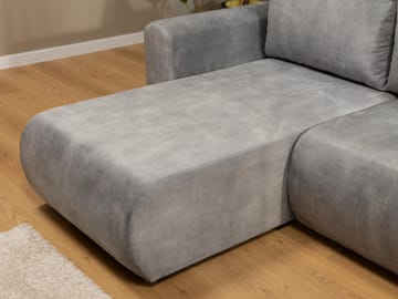 Tacon 3-personers sovesofa med chaiselong - sort - Møbler - Sofaer - Sovesofaer