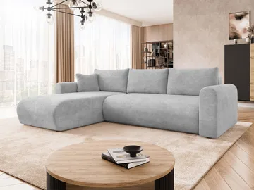 Tacon 3-personers sovesofa med chaiselong - grå - Møbler - Sofaer - Sovesofaer