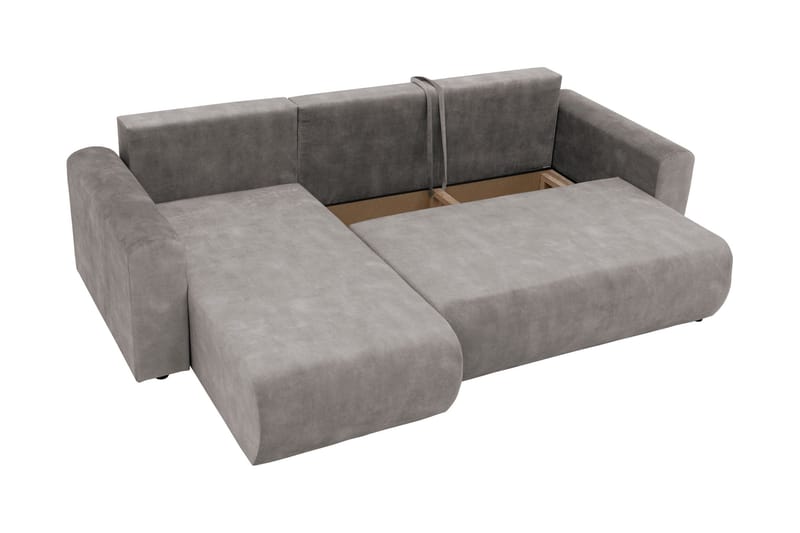 Tacon Sovesofa Med 3-Personers Divan - Hvid/Sort - Møbler - Sofaer - Sovesofaer