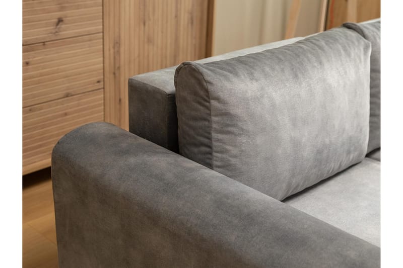 Tacon Sovesofa Med 3-Personers Divan - Grøn - Møbler - Sofaer - Sovesofaer