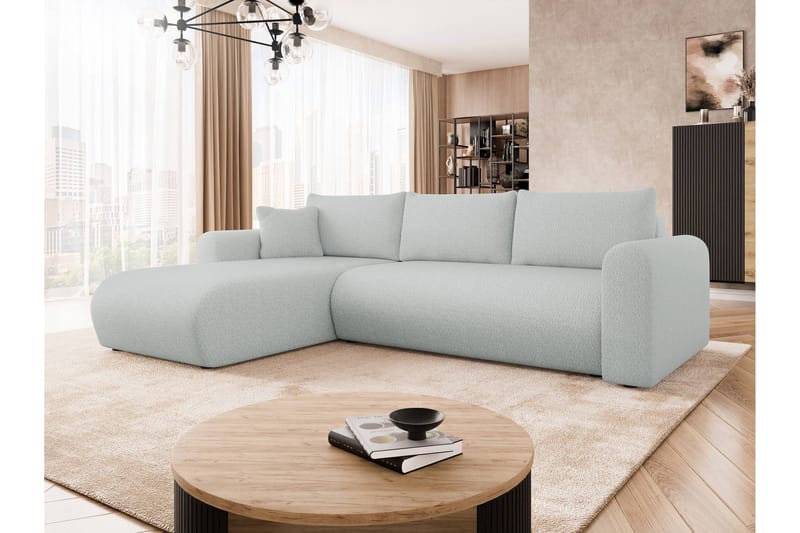 Tacon Sovesofa Med 3-Personers Divan - Grå - Møbler - Sofaer - Sovesofaer