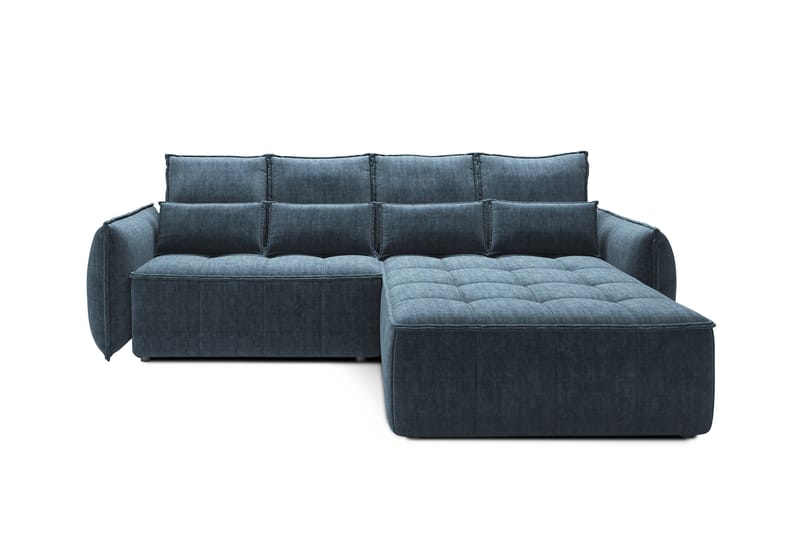 Takara Sovesofa med Chaiselong 3-personers - Mørkeblå - Møbler - Sofaer - Sovesofaer