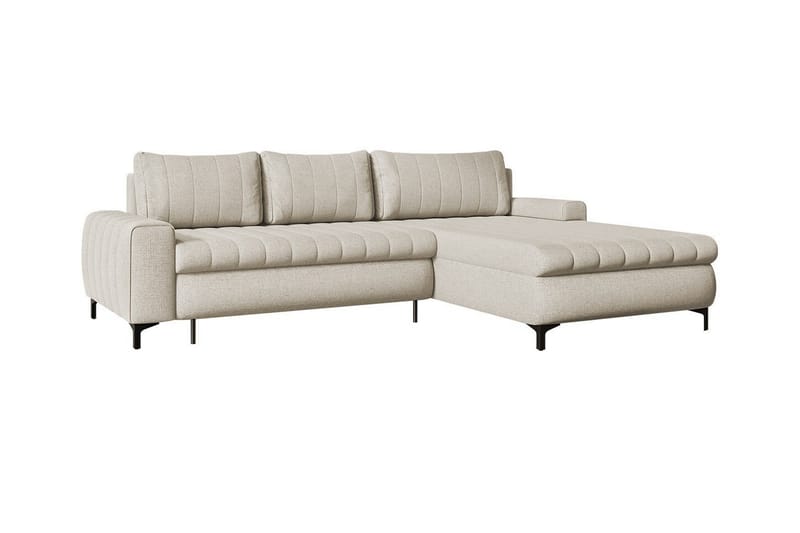 Talby 3-personers Hjørnesofa - Beige - Sovesofaer - Hjørnesovesofa