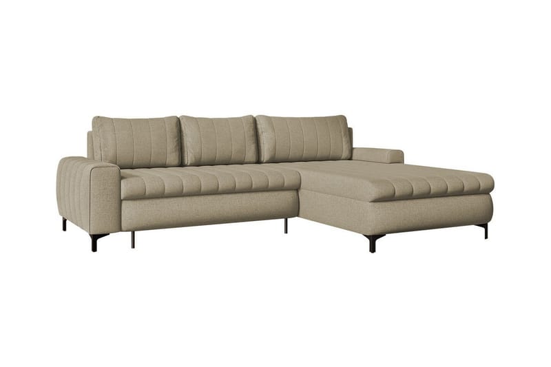 Talby 3-personers Hjørnesofa - Beige - Sovesofaer - Hjørnesovesofa