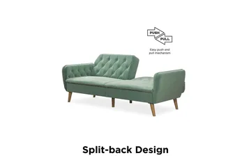 Tallulah 2-personers Sovesofa Velour/Lysgrøn - Novogratz - Møbler - Sofaer - Sovesofaer