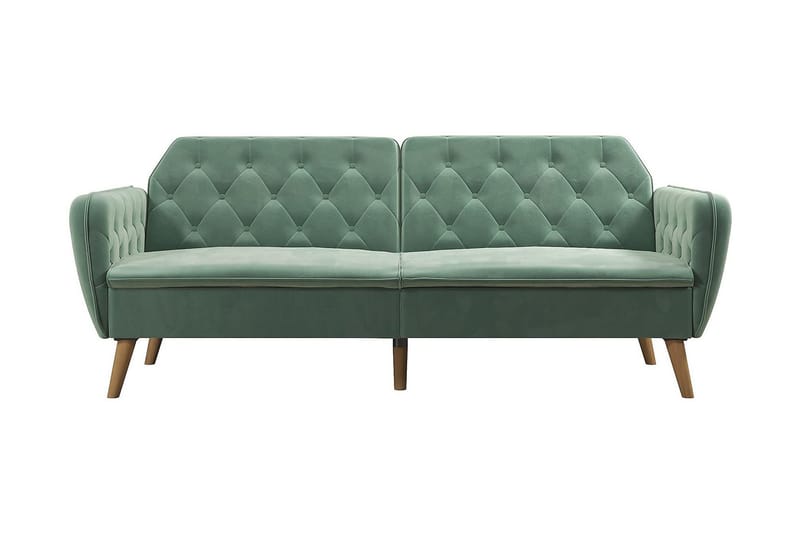 Tallulah 2-personers Sovesofa Velour/Lysgrøn, Novogratz