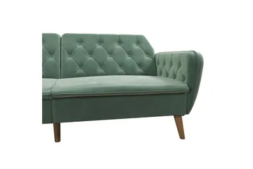 Tallulah 2-personers Sovesofa Velour/Lysgrøn - Novogratz - Møbler - Sofaer - Sovesofaer