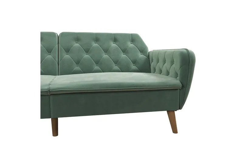Tallulah 2-personers Sovesofa Velour/Lysgrøn - Novogratz - Møbler - Sofaer - Sovesofaer