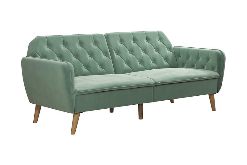 Tallulah 2-personers Sovesofa Velour/Lysgrøn - Novogratz - Møbler - Sofaer - Sovesofaer