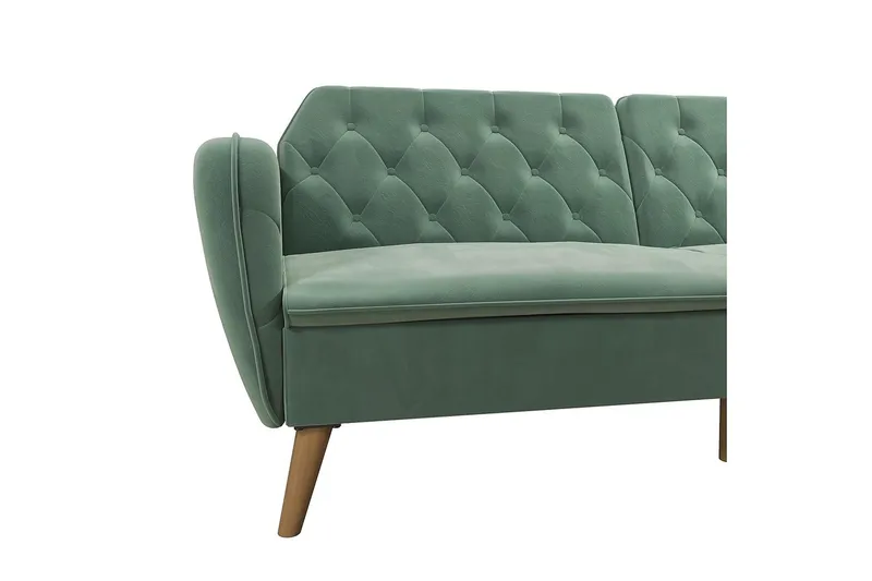 Tallulah 2-personers Sovesofa Velour/Lysgrøn - Novogratz - Møbler - Sofaer - Sovesofaer