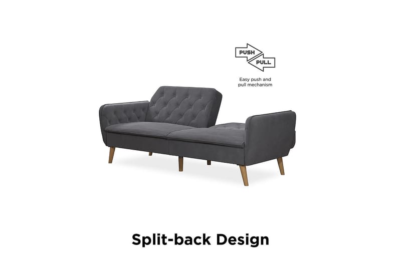 Tallulah 2-personers Sovesofa Grå - Novogratz - Møbler - Sofaer - Sovesofaer