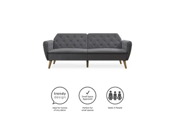Tallulah 2-personers Sovesofa Grå - Novogratz - Møbler - Sofaer - Sovesofaer