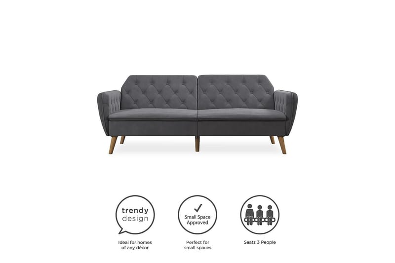 Tallulah 2-personers Sovesofa Grå - Novogratz - Møbler - Sofaer - Sovesofaer