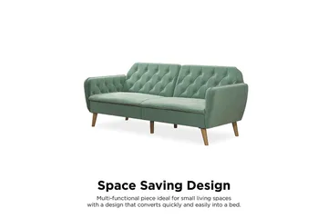 Tallulah 2-personers Sovesofa Velour/Lysgrøn - Novogratz - Møbler - Sofaer - Sovesofaer
