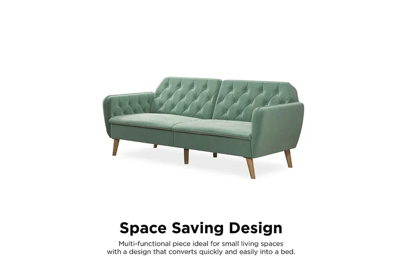 Tallulah 2-personers Sovesofa Velour/Lysgrøn - Novogratz - Møbler - Sofaer - Sovesofaer