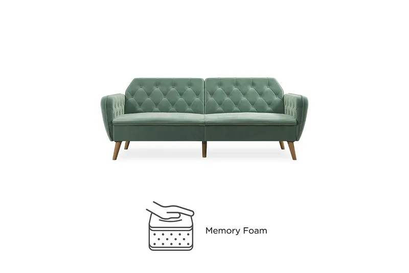 Tallulah 2-personers Sovesofa Velour/Lysgrøn - Novogratz - Møbler - Sofaer - Sovesofaer